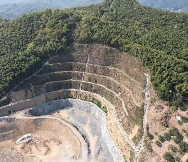 九⻰湖废弃矿⼭⽣态修复治理